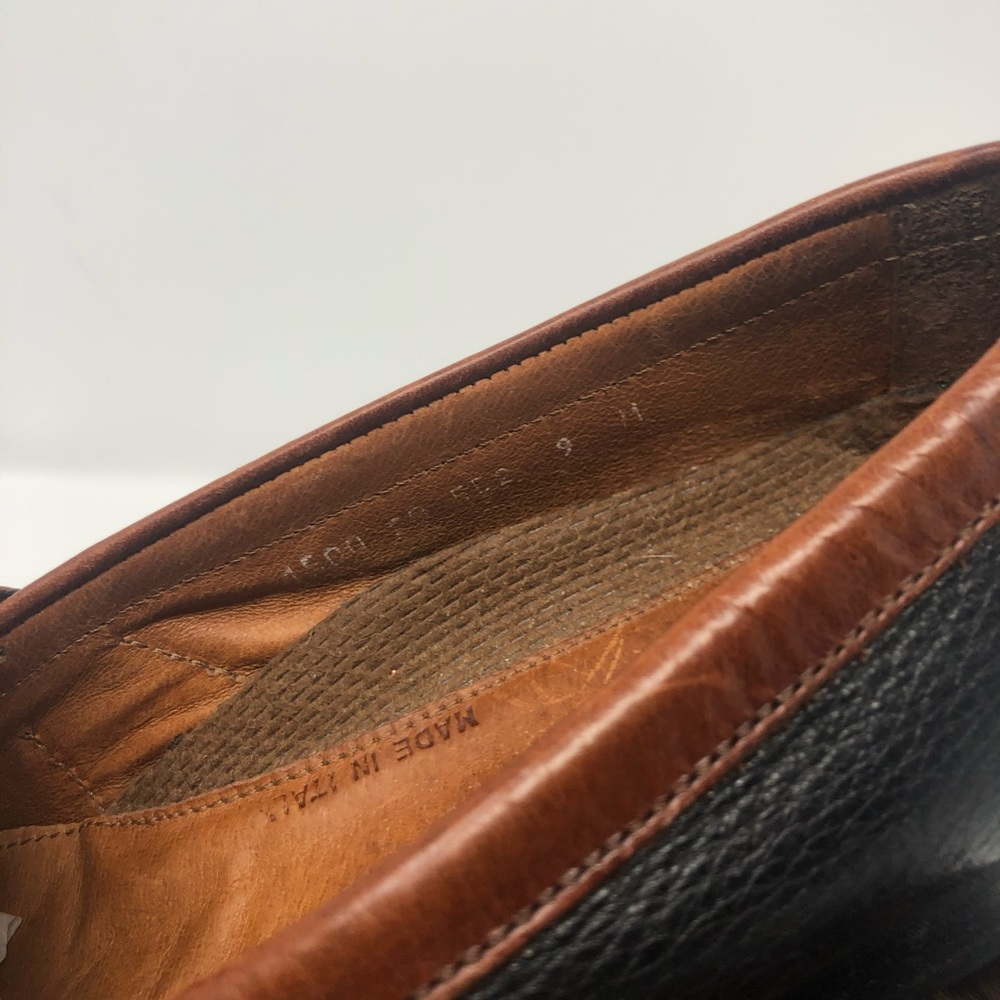 Men’s Johnston & Murphy Italian Tassel Loafer Sz 9 - Picture 2 of 7